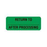 Autoclavable Central Service Labels Autoclavable "Return To" Label • Light Green ,420 / pk - Axiom Medical Supplies