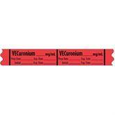 Muscle Relaxant Medication Label Tape MarketLab Verconium _mg/ml Label PK500 ,500 / roll - Axiom Medical Supplies