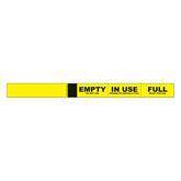 Status Identification Bands Perforated Status • FL Yellow • 12"W x 1"H ,100 per Paxk - Axiom Medical Supplies