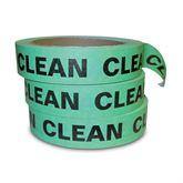 Clean Label "Clean" • Light Green • 0.94"H x 100'L ,1 Each - Axiom Medical Supplies