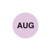 Lot Signal Labels "AUG" • Lavender • 1"Dia ,500 Per Pack - Axiom Medical Supplies