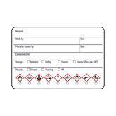 GHS Labels Reagent GHS Label • White • 3"W x 2"H ,470 / pk - Axiom Medical Supplies
