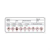 GHS Labels Reagent GHS Label • White • 3"W x 1.13"H ,320 / pk - Axiom Medical Supplies