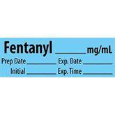 Narcotics Medication Pre-Cut Labels FENTANYL__mg/mL ,500 / roll - Axiom Medical Supplies