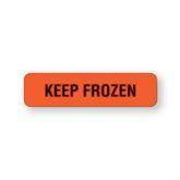 FROZEN Phlebotomy/Specimen Receiving Labels "Keep Frozen" • FL Red • 1.25"W x 0.31"H ,760 / pk - Axiom Medical Supplies