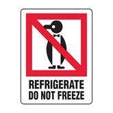Refrigeration Communication Labels "Refrigerate Do Not Freeze" • White • 3"W x 4"H ,500 Per Pack - Axiom Medical Supplies