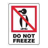 Freezer Communication Labels "Do Not Freeze" • White • 3"W x 4"H ,500 Per Pack - Axiom Medical Supplies