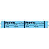 Narcotics Medication Label Tape MarketLab Morphine _mg/ml Label PK500 ,500 / roll - Axiom Medical Supplies