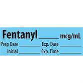 Narcotics Medication Pre-Cut Labels FENTANYL__mcg/mL ,500 / roll - Axiom Medical Supplies