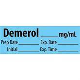 Narcotics Medication Pre-Cut Labels DEMEROL__mg/mL ,500 / roll - Axiom Medical Supplies