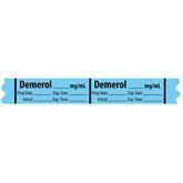 Narcotics Medication Label Tape MarketLab Demerol _mg/ml Label PK500 ,500 / roll - Axiom Medical Supplies