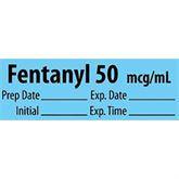 Narcotics Medication Pre-Cut Labels FENTANYL 50mcg/mL ,500 / roll - Axiom Medical Supplies