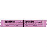 Vasopressor Medication Label Tape MarketLab Ephedrine _mg/ml Label PK500 ,500 / roll - Axiom Medical Supplies