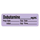 Vasopressor Medication Pre-Cut Labels DOBUTAMINE__mg/mL ,500 / roll - Axiom Medical Supplies