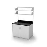 Phenolic Lab Workstations with Base Cabinet 48"W x 24"D x 30"H ,1 Each - Axiom Medical Supplies