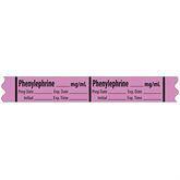 Vasopressor Medication Label Tape MarketLab Phenylephrine _mg/ml Label PK500 ,500 / roll - Axiom Medical Supplies