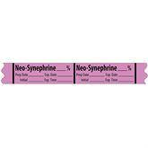 Vasopressor Medication Label Tape MarketLab Neo-Synephrine Label PK500 ,500 / roll - Axiom Medical Supplies