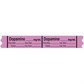 Vasopressor Medication Label Tape MarketLab Dopamine _mg/ml Label PK500 ,500 / roll - Axiom Medical Supplies