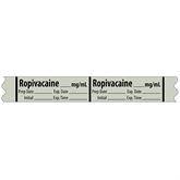 Local Anesthetic Medication Label Tape MarketLab Ropivacaine Label PK500 ,500 / roll - Axiom Medical Supplies
