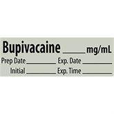 Local Anesthetic Medication Pre-Cut Labels BUPIVACAINE__mg/mL ,500 / roll - Axiom Medical Supplies