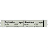 Local Anesthetic Medication Label Tape MarketLab Bupivacaine _mg/ml Label PK500 ,500 / roll - Axiom Medical Supplies
