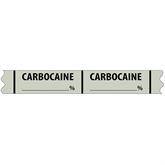 Local Anesthetic Medication Label Tape MarketLab Carbocaine % Label PK500 ,500 / roll - Axiom Medical Supplies