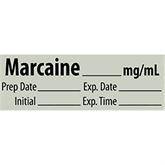 Local Anesthetic Medication Pre-Cut Labels MARCAINE__mg/mL ,500 / roll - Axiom Medical Supplies
