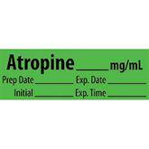 Anticholinergic Agent Medication Pre-Cut Labels ATROPINE__mg/mL ,500 / roll - Axiom Medical Supplies