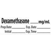 Miscellaneous Medication Pre-Cut Labels DEXAMETHASONE__mg/mL ,500 / roll - Axiom Medical Supplies