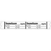 Miscellaneous Medication Label Tape MarketLab Dexamethasone Label PK500 ,500 / roll - Axiom Medical Supplies