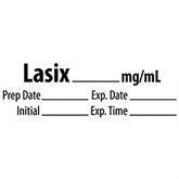 Miscellaneous Medication Pre-Cut Labels LASIX__mg/mL ,500 / roll - Axiom Medical Supplies