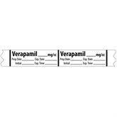 Miscellaneous Medication Label Tape MarketLab Verapamil Label PK500 ,500 / roll - Axiom Medical Supplies