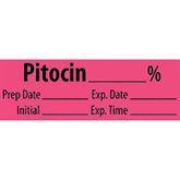 Miscellaneous Medication Pre-Cut Labels PITOCIN Label-Rose ,500 / roll - Axiom Medical Supplies