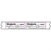 Hypotensive Agent Medication Label Tape MarketLab Nitroglycerin _mg/ml Label PK500 ,500 / roll - Axiom Medical Supplies