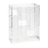 MarketLab LabWall Dispensers Acrylic Tube Rack • 12"W x 5.5"D x 16"H ,1 Each - Axiom Medical Supplies