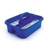 Large Blue Phlebotomy Tote Blue • With bin cups and tube racks ,1 Each - Axiom Medical Supplies