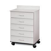 Mobile Cabinet with Five Drawers 5 Drawers ,1 Each - Axiom Medical Supplies