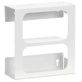 MarketLab Double White Epoxy Glove Box Dispenser Double • 10.56"W x 3.81"D x 10.03"H ,1 Each - Axiom Medical Supplies