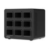 KwikBoost EdgePower Chargers 9-Bay Base Charge Station • 15"W x 13.5"D x 12"H ,1 Each - Axiom Medical Supplies