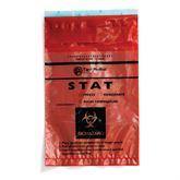 Enhanced Speci-Gard Opaque STAT Bag Biohazard Bag • 6"W x 10"H • Opaque Red STAT ,200 / pk - Axiom Medical Supplies