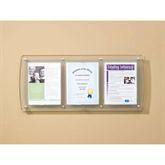 MarketLab Classic Series Document Holder Triple • 33"W x 1.75"D x 14.875"H ,1 Each - Axiom Medical Supplies