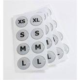 Size Indicator Decals Size Indicator Decals • 4 XS, 4 XL, 8 S, 8 M, 8 L ,4 / pk - Axiom Medical Supplies