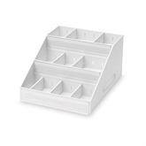 MarketLab Compact 3-Tier Vial and Control Rack 7.25"W x 9.25"D x 4.625"H ,1 Each - Axiom Medical Supplies