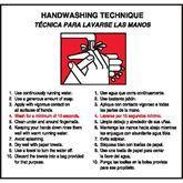 Handwashing Technique Labels Handwashing Technique Label • 6"W x 6"H ,10 / pk - Axiom Medical Supplies