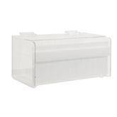 MarketLab Small Label Box Dispenser with Slotted Front Adjustable Label Box Dispenser • 10"W x 5.5"D x 5.125"H ,1 Each - Axiom Medical Supplies