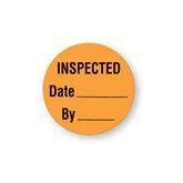 Equipment Service and Inspection Labels Inspected By Labels • 1"Dia ,885 / roll - Axiom Medical Supplies