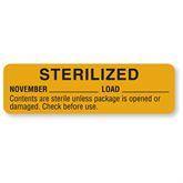 Sterilized and Sterilized Expiration Labels November • Gold ,320 / roll - Axiom Medical Supplies