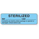 Sterilized and Sterilized Expiration Labels May • Light Blue ,320 / roll - Axiom Medical Supplies