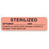 Sterilized and Sterilized Expiration Labels September • Pink ,320 / roll - Axiom Medical Supplies