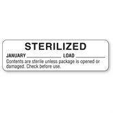 Sterilized and Sterilized Expiration Labels January • White ,320 / roll - Axiom Medical Supplies